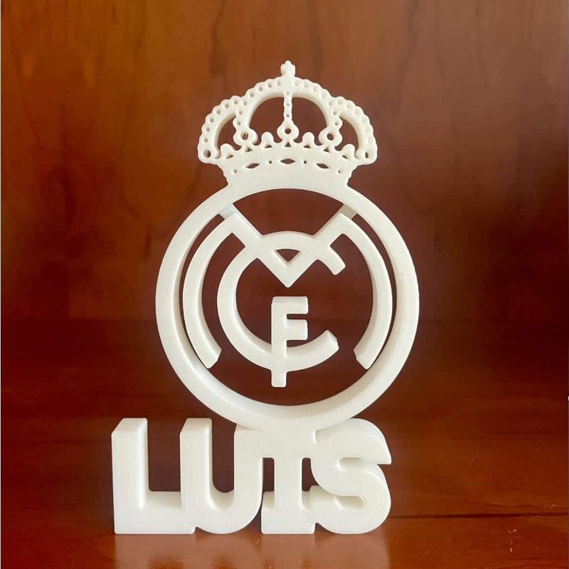 regalo original de escudos de futbol con nombre