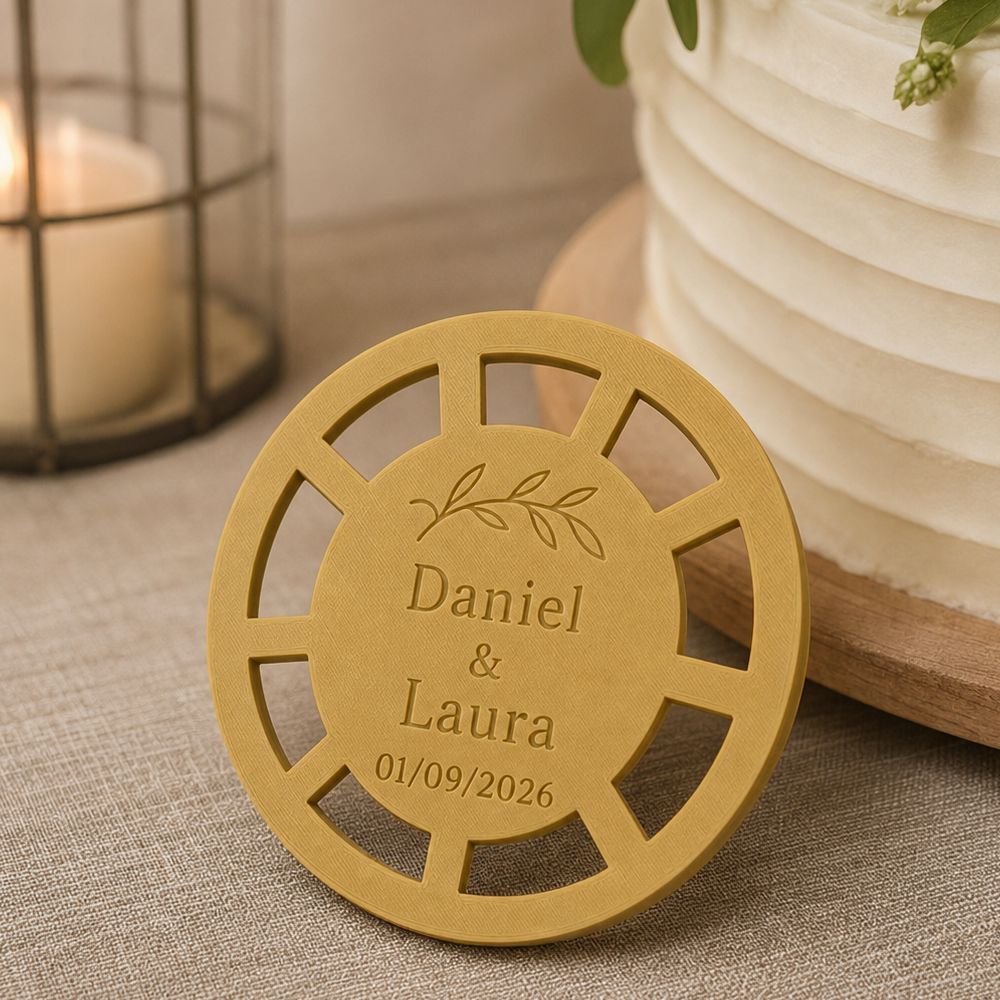 posavasos personalizado para boda